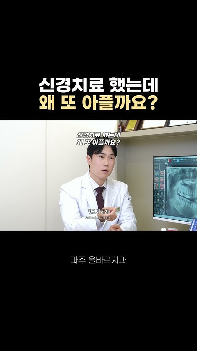 신경치료한 치아가 다시 아프다면? 숏츠 미리보기